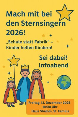 Mach mit bei den Sternsingern 2026